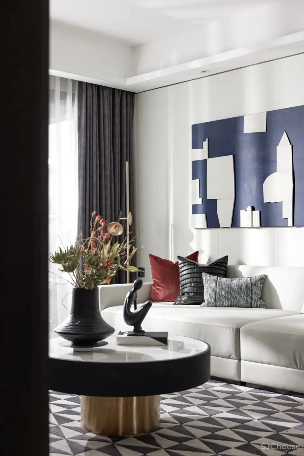 柔软而强大,都市精英的暖心归属! 羽果设计