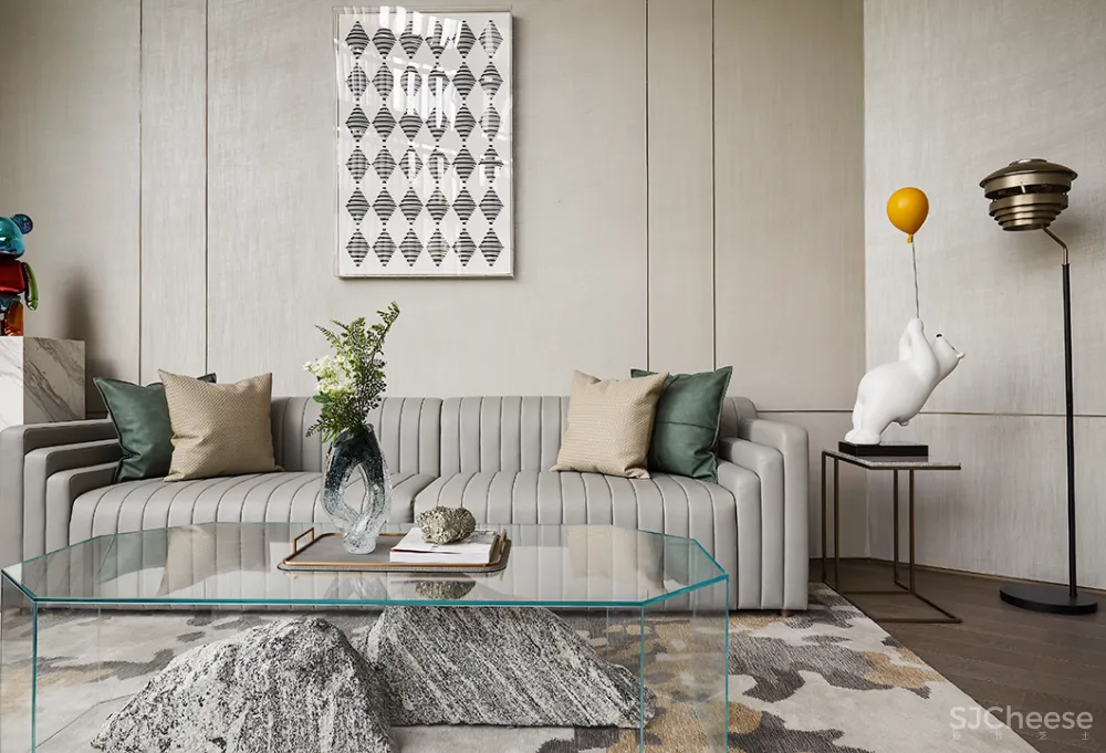 460㎡简雅售楼处,超凡脱俗的高级感!