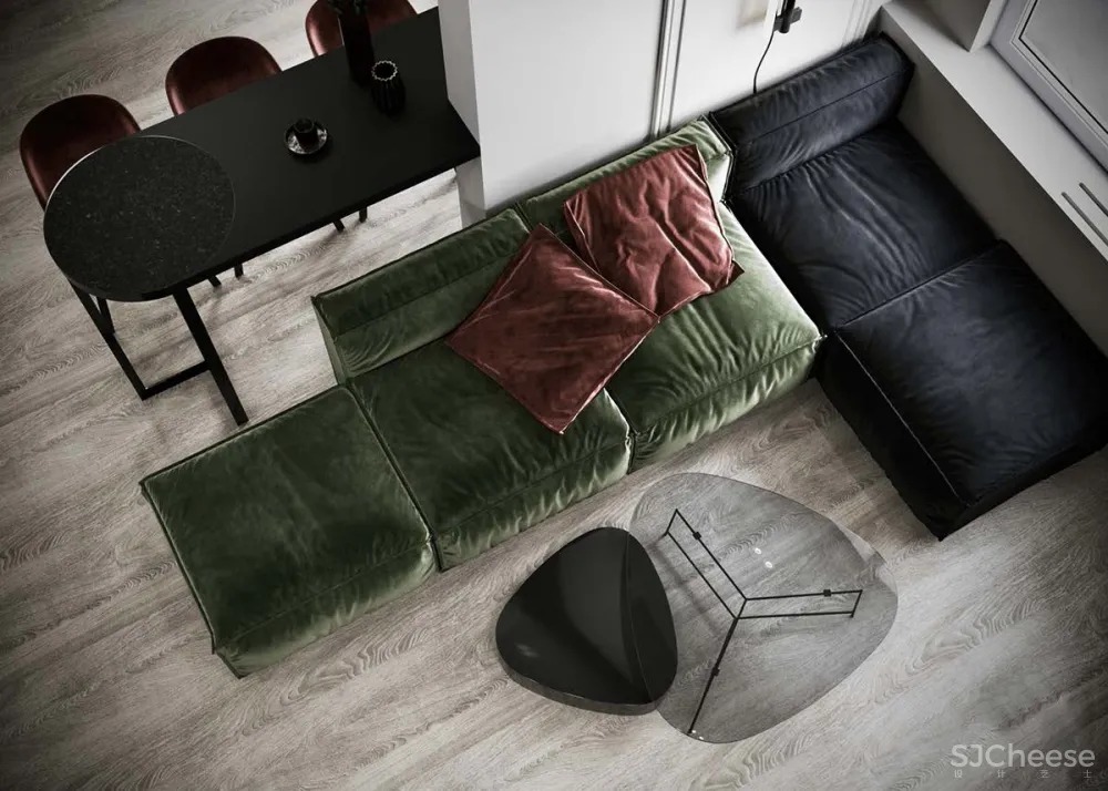 86㎡ 一室一厅，主卧空间这样布局宽敞又大气！