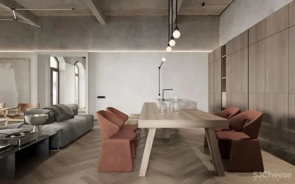 136㎡公寓藏着透明卫生间，想想都刺激！