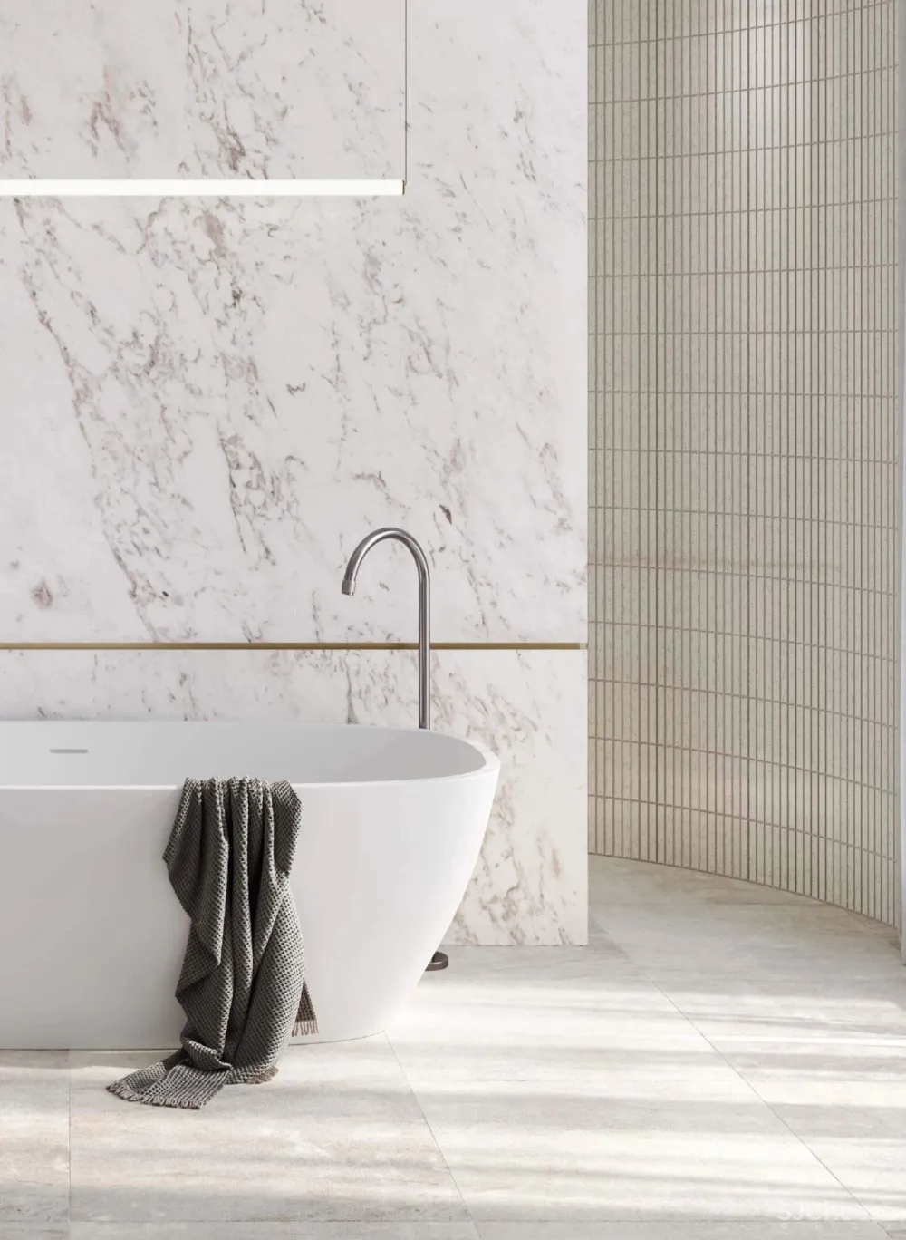 一梯两户一字排开的平层公寓,这才叫真正的大开间!