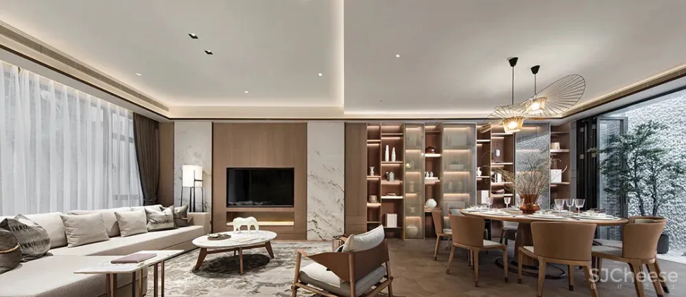 新中式样板房,古典韵味与现代简洁的绝美融合