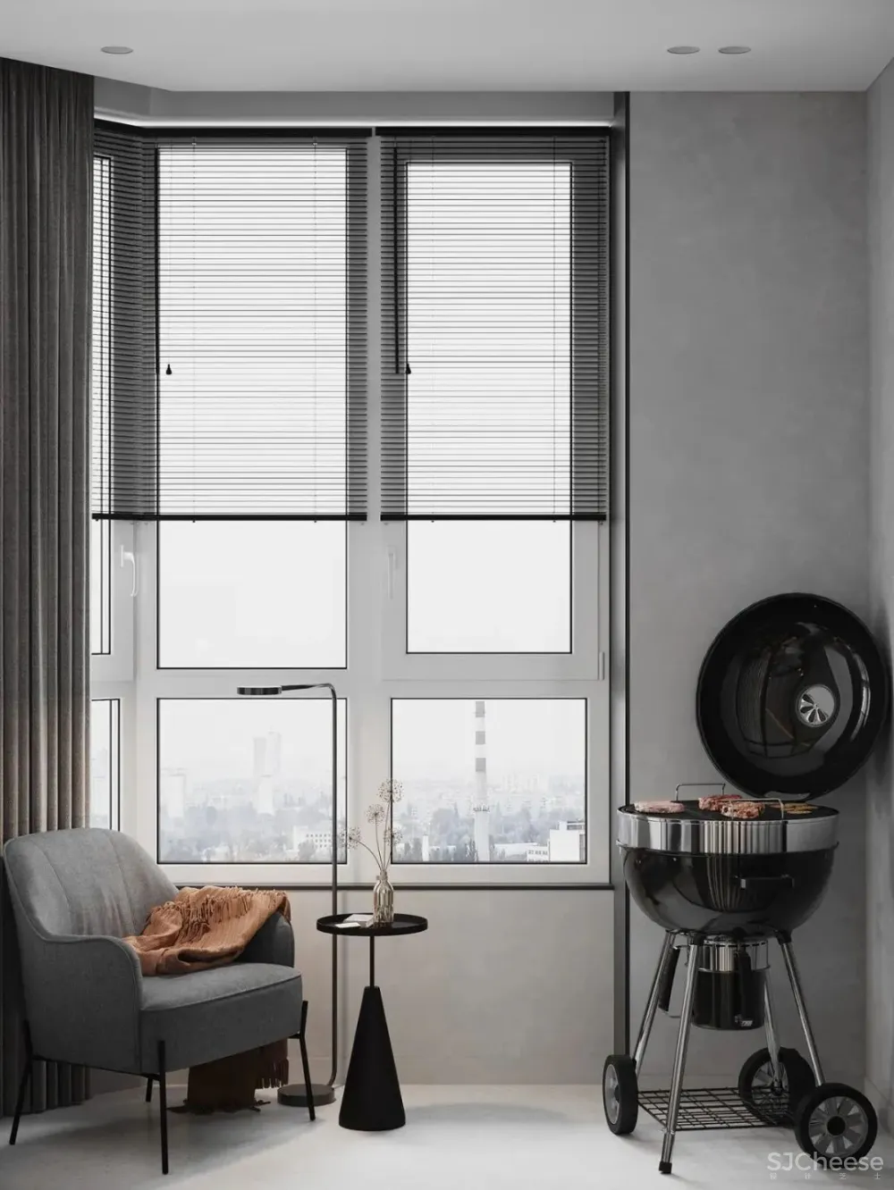 75㎡公寓设计，小空间大视野！ Nastia Perchyk