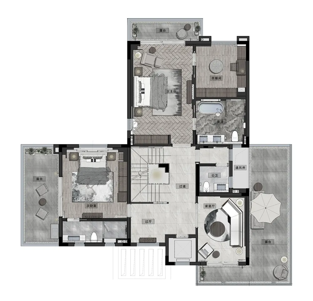 1000㎡中式别墅,以诗入境,不失芳华!