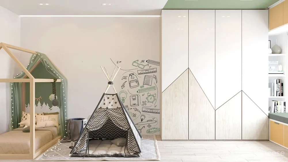 88㎡暖色空间,自然轻快!