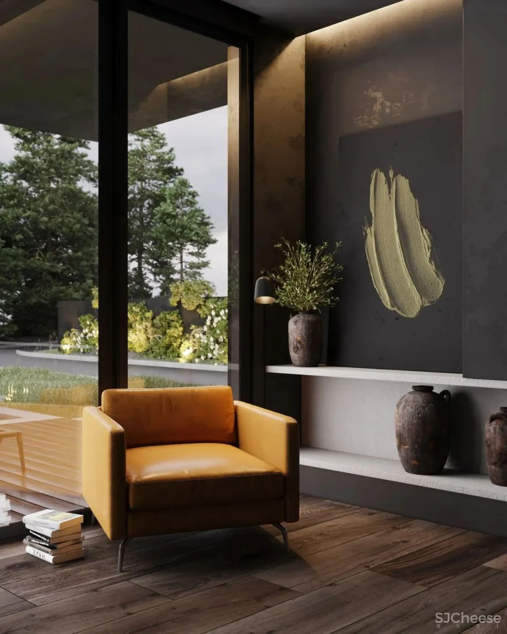 250㎡高级黑别墅，满满的高级感！