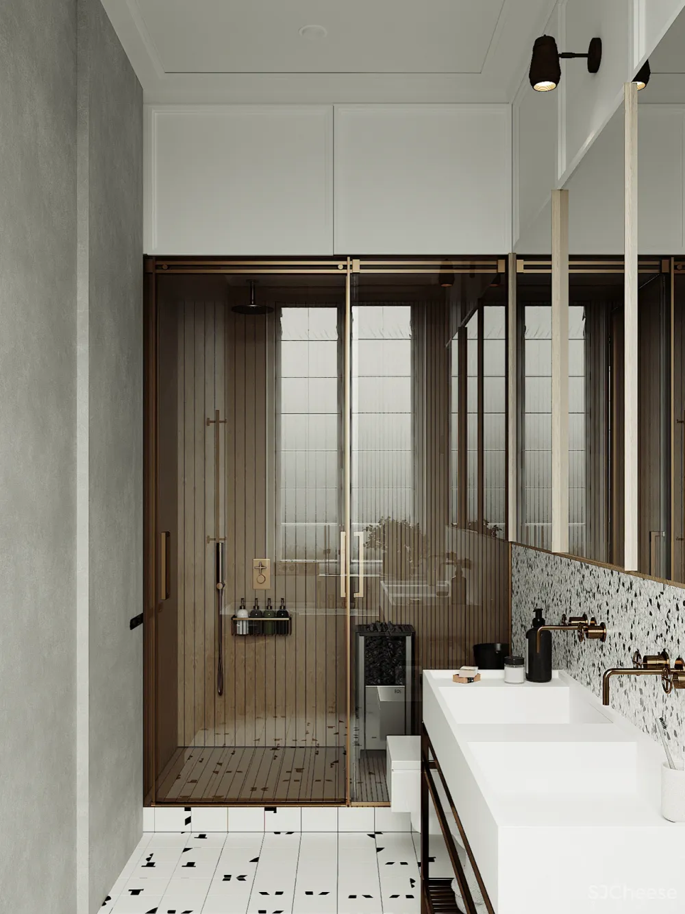 96㎡ 高级灰这样用，尽显极简之美！