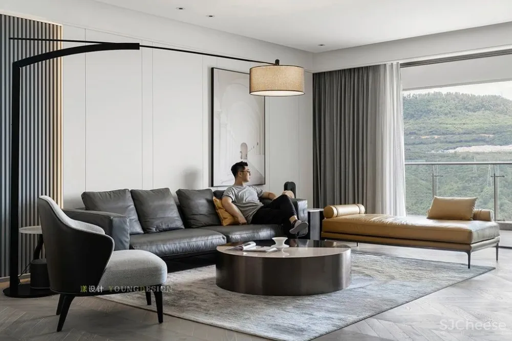 300㎡大平层极简风,你敢这样装修? 漾设计