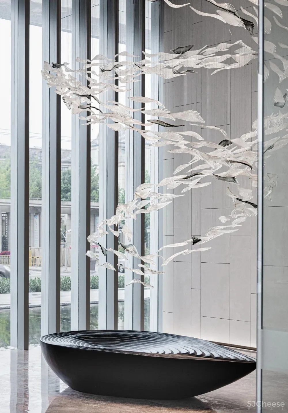 飞视新作 「 浩瀚空蒙 、轻盈通透」融创上海映红桥展示中心