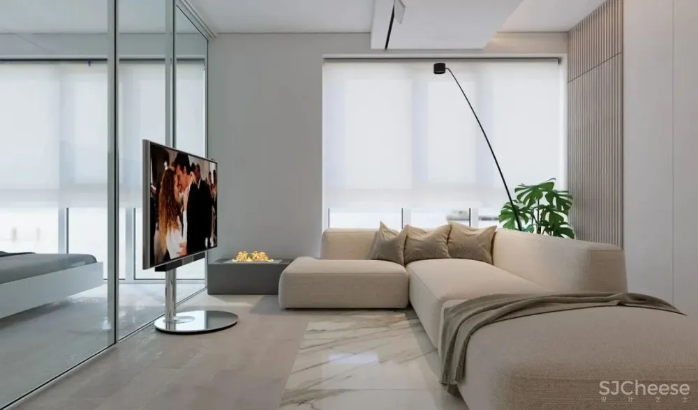 这个43㎡的黑色小户型,才是高贵冷艳的单身贵族豪宅!