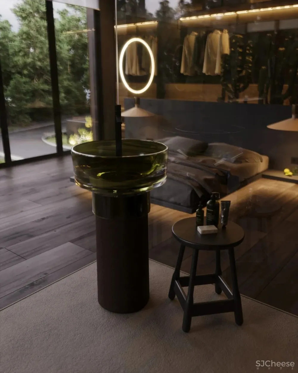 250㎡高级黑别墅，满满的高级感！