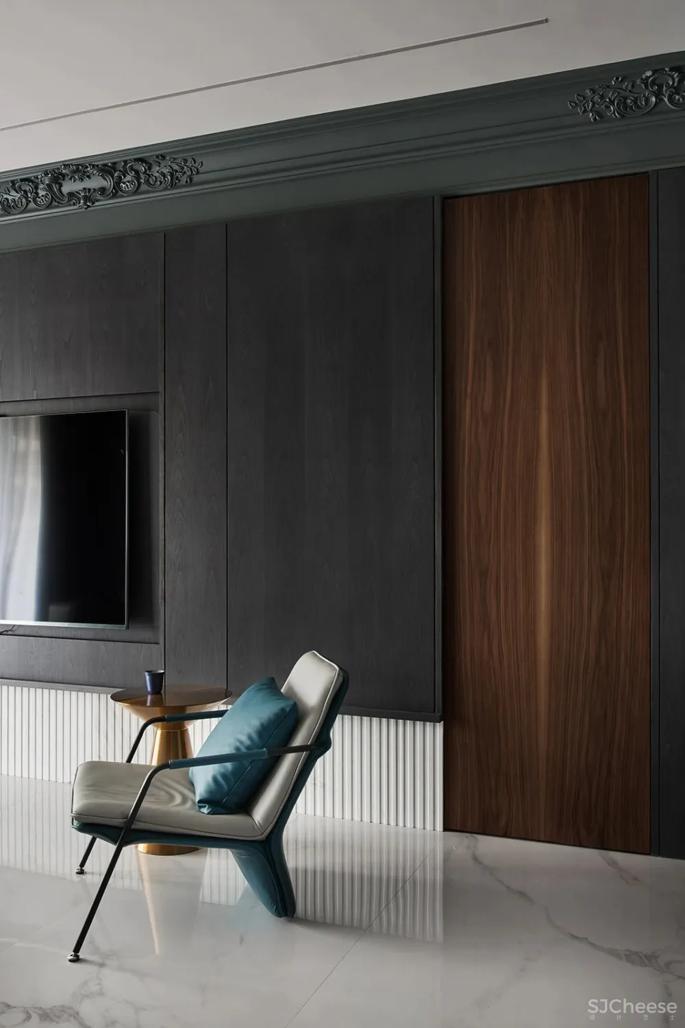 160㎡黛绿复古风，无法抗拒的优雅与质感!