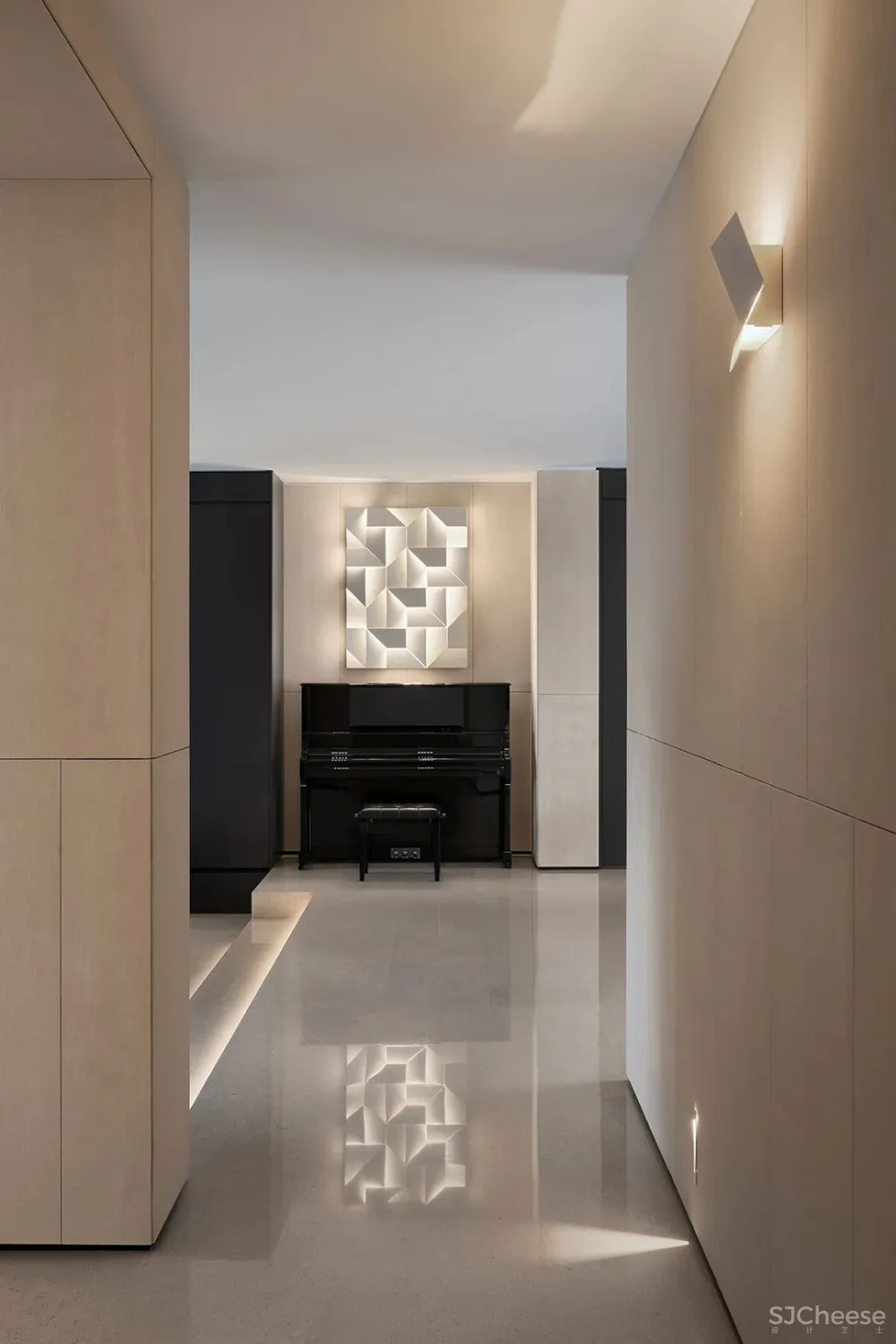 JANMEI 黄洁新 540㎡ 顶层复式,一家人将生活过成了极简诗意