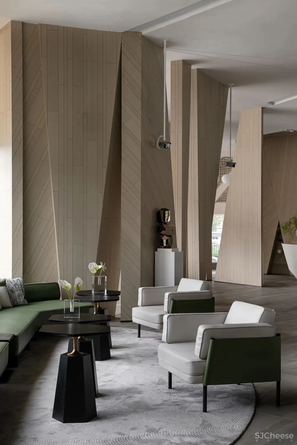 尚壹扬新作丨折线,让空间起舞:旭辉⾦科·贵阳乌当销售中⼼