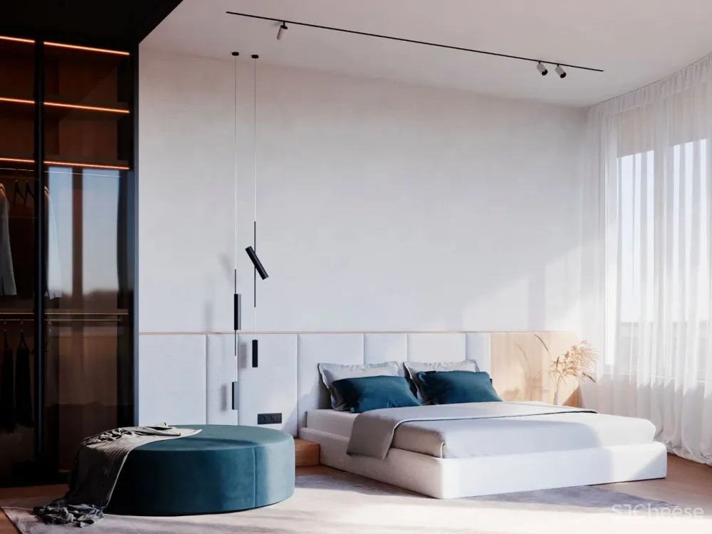 55㎡一居室变二居室,老外也学会了封阳台!