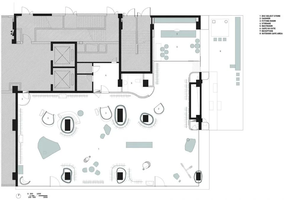 新作 创造多种元素之间的和谐 海宁 DSC买手店 Say Architects