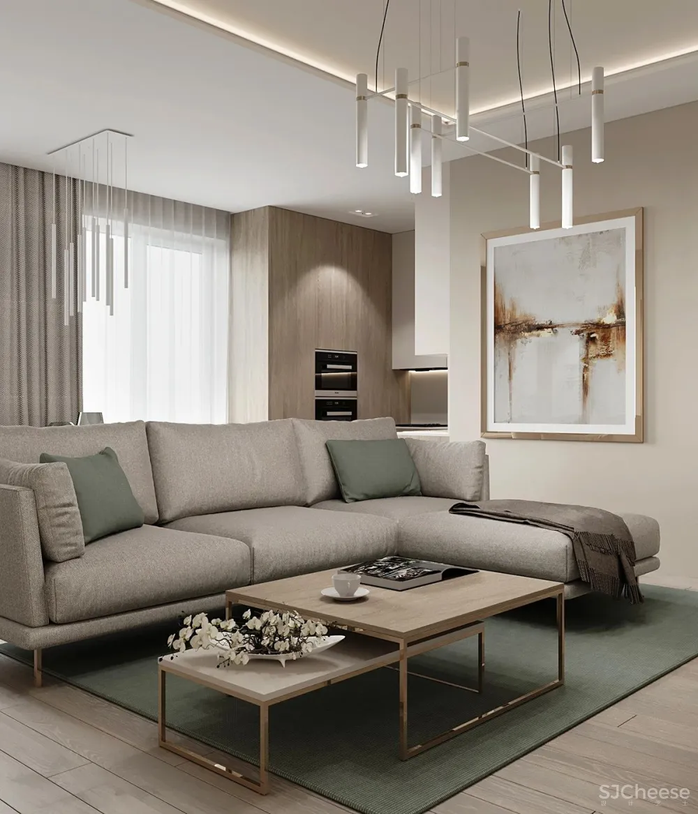 110㎡现代优雅风,温润美宅!