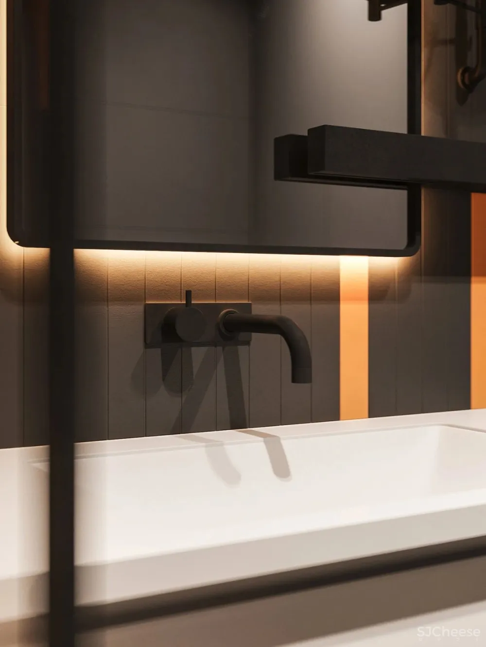 55㎡一居室变二居室,老外也学会了封阳台!