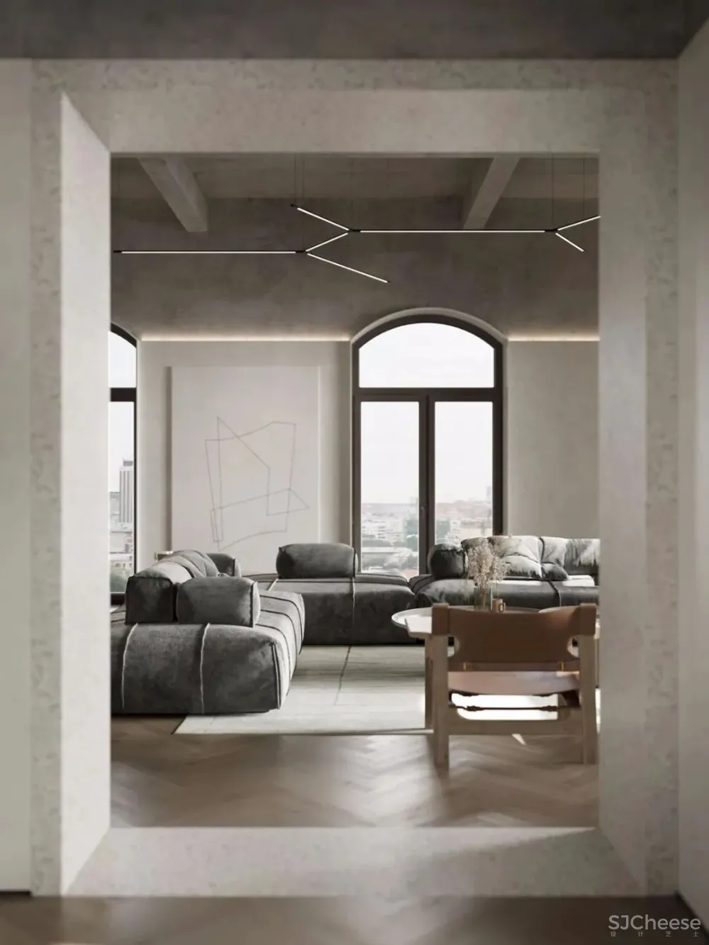 136㎡公寓藏着透明卫生间，想想都刺激！