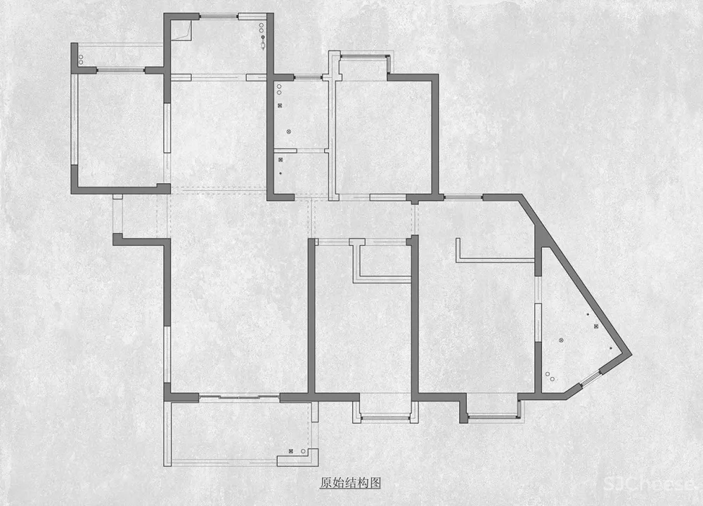 无主灯的极简调性，张弛有度的三代同堂之家｜禄本设计