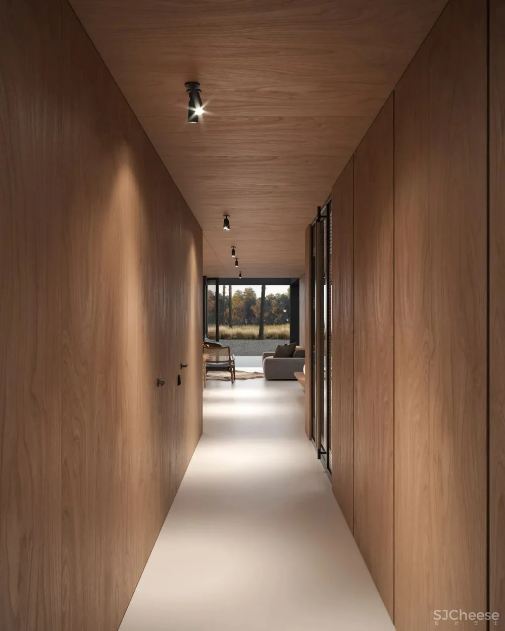 逃离城市“快节奏”,80m²林间隐逸小别墅