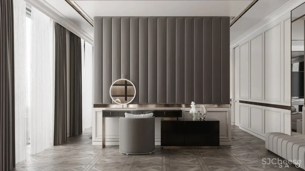 轻奢 高级灰，257㎡轻奢大平层