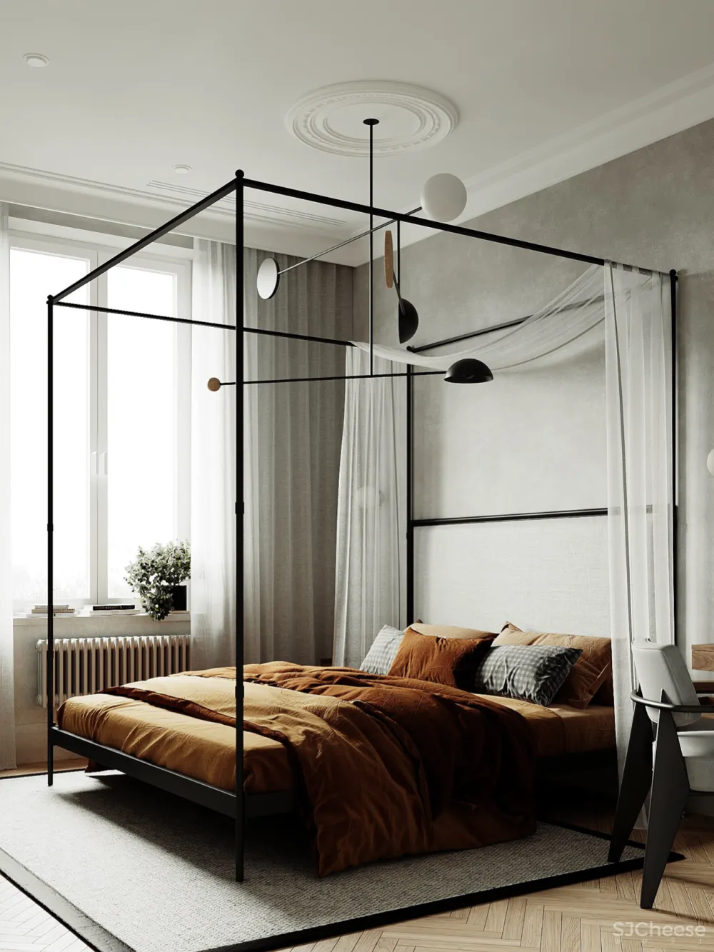 96㎡ 高级灰这样用，尽显极简之美！