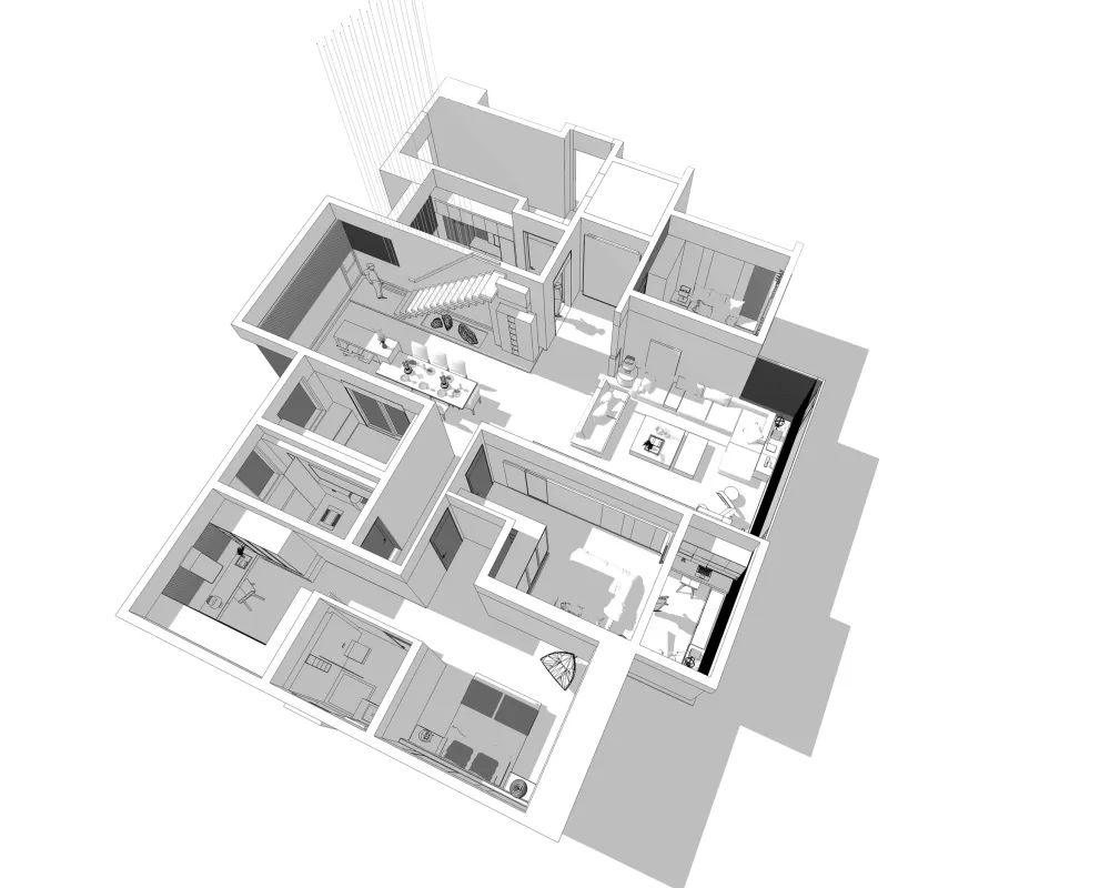 300㎡河畔大平层，现代生活的诗意栖居！