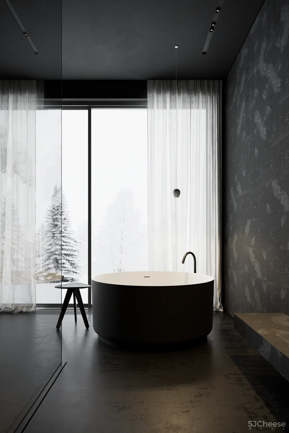 270㎡黑色空间,高级迷人!