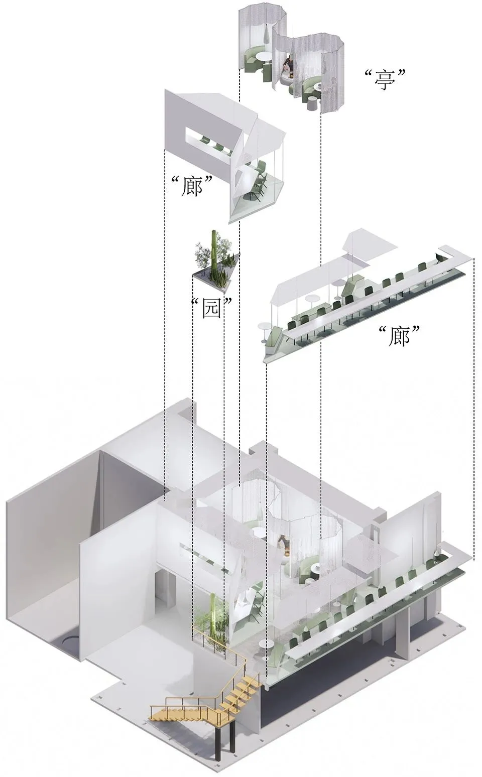 新作 微观造园 苏州 “云廊”空中自习室 平介设计