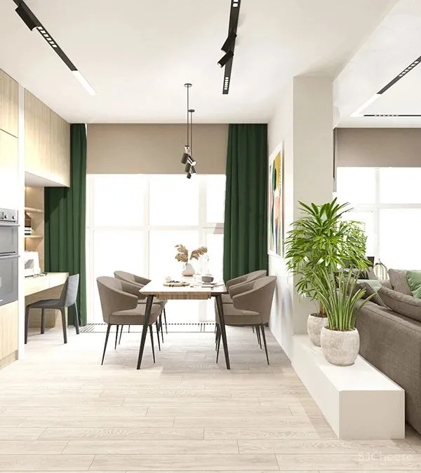 88㎡暖色空间,自然轻快!