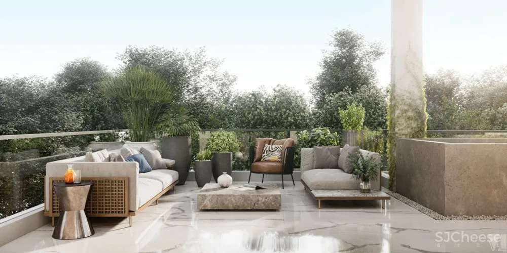 Vizline新作|独栋别墅设计,现代轻奢的高级既视感