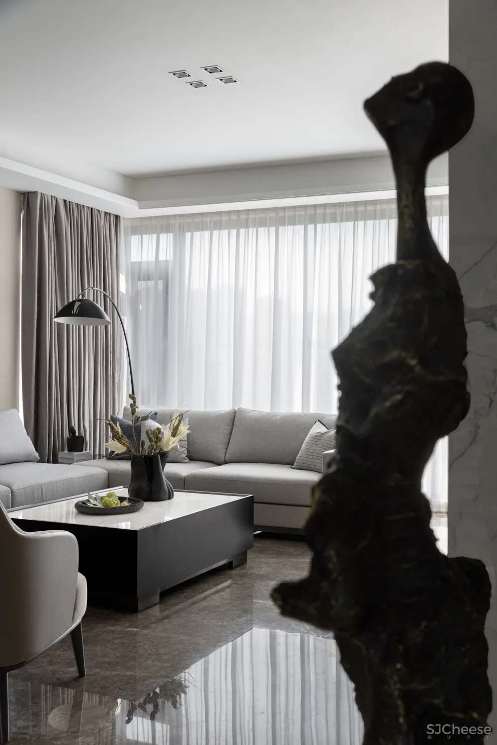 300㎡河畔大平层，现代生活的诗意栖居！