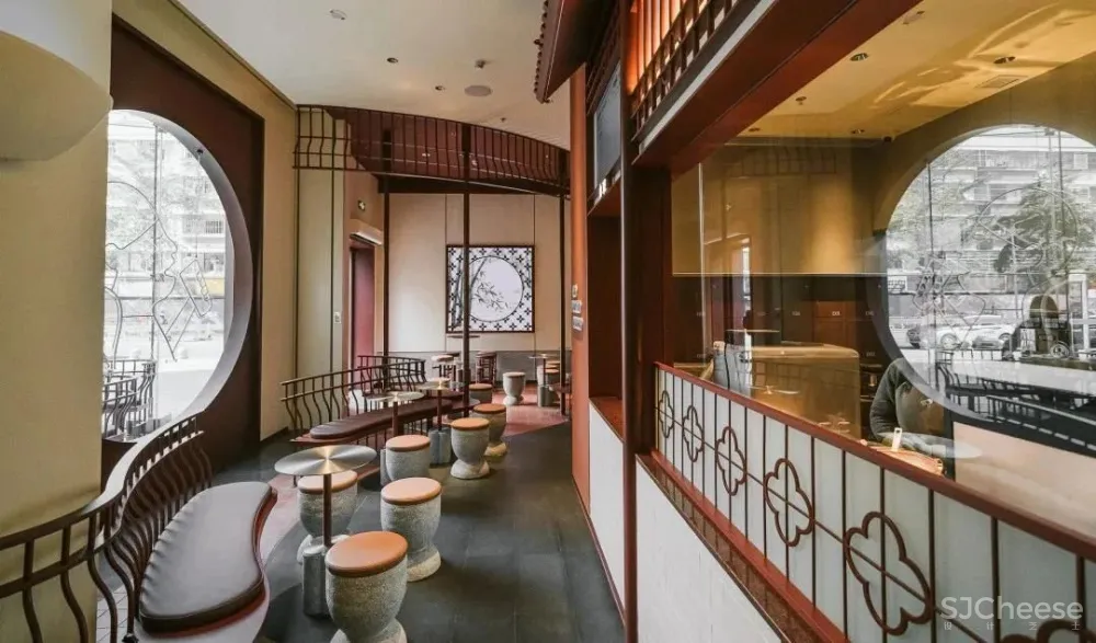 喜茶深圳的第100家店,古风主题美腻啦