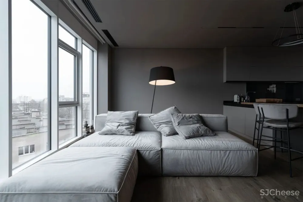 时髦的单身女士,不爱华丽不爱精致,就爱酷炫的灰色调!