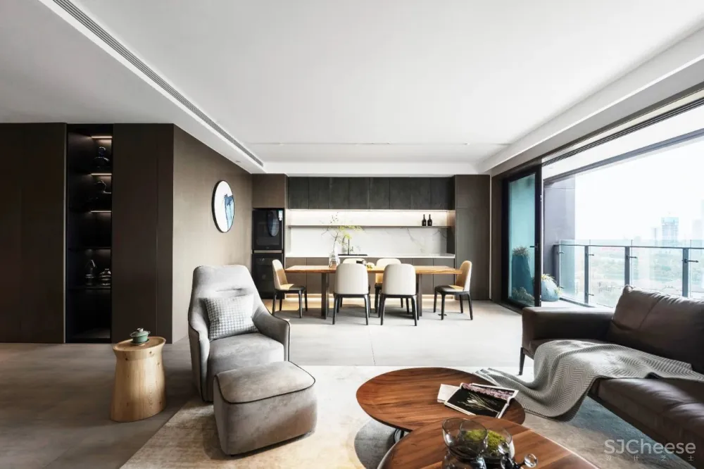 成都246㎡现代简约大平层,于都市中心,品生活本味!