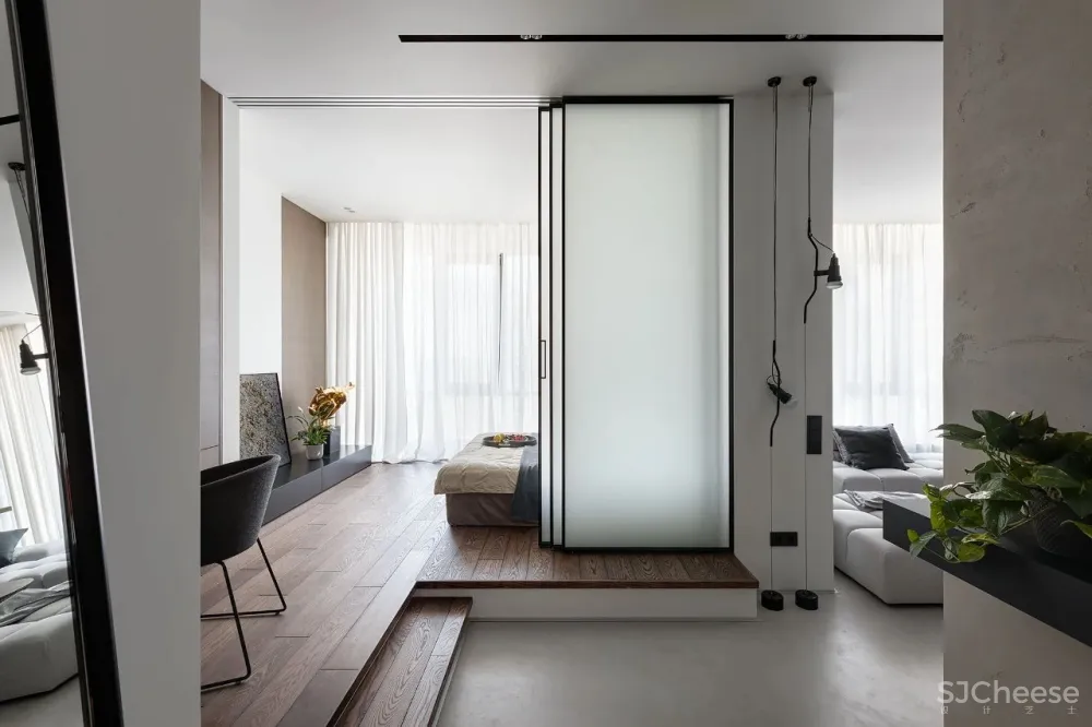 现代极简风一居室 Diana Lobodiuk