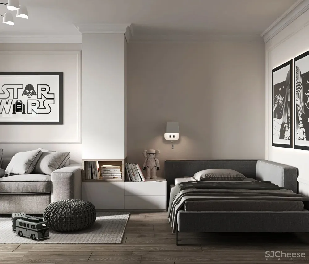 110㎡现代优雅风,温润美宅!