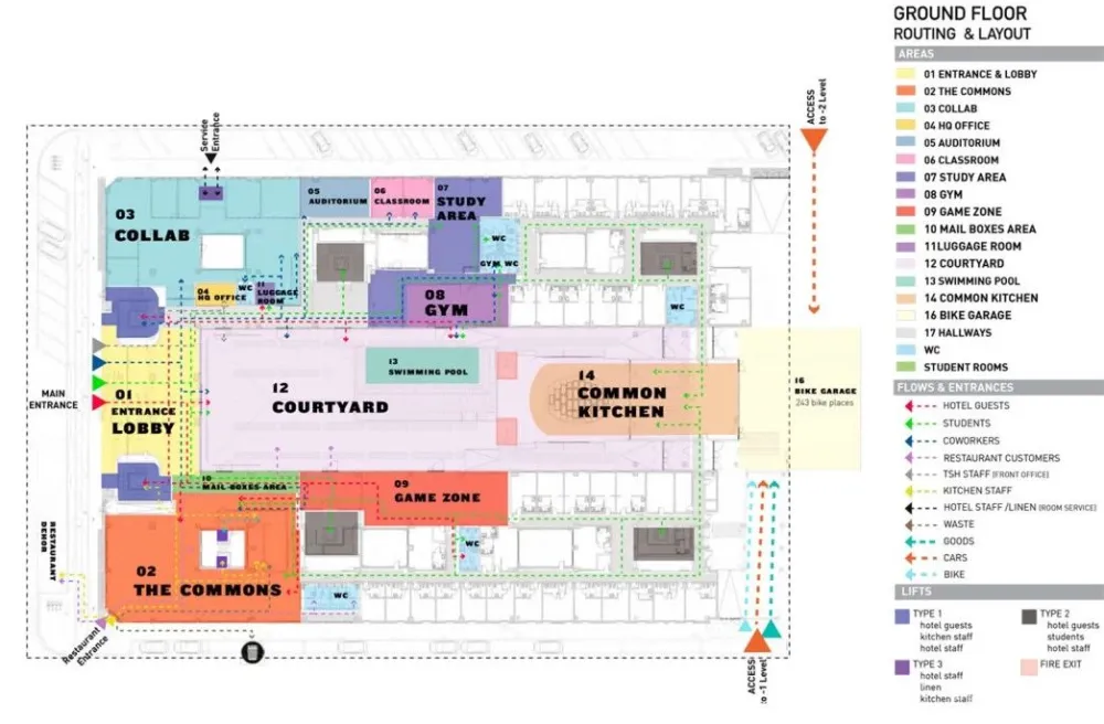 酒店还有共享办公,公区配置也「不讲武德」,网友:联合办公感觉要凉?