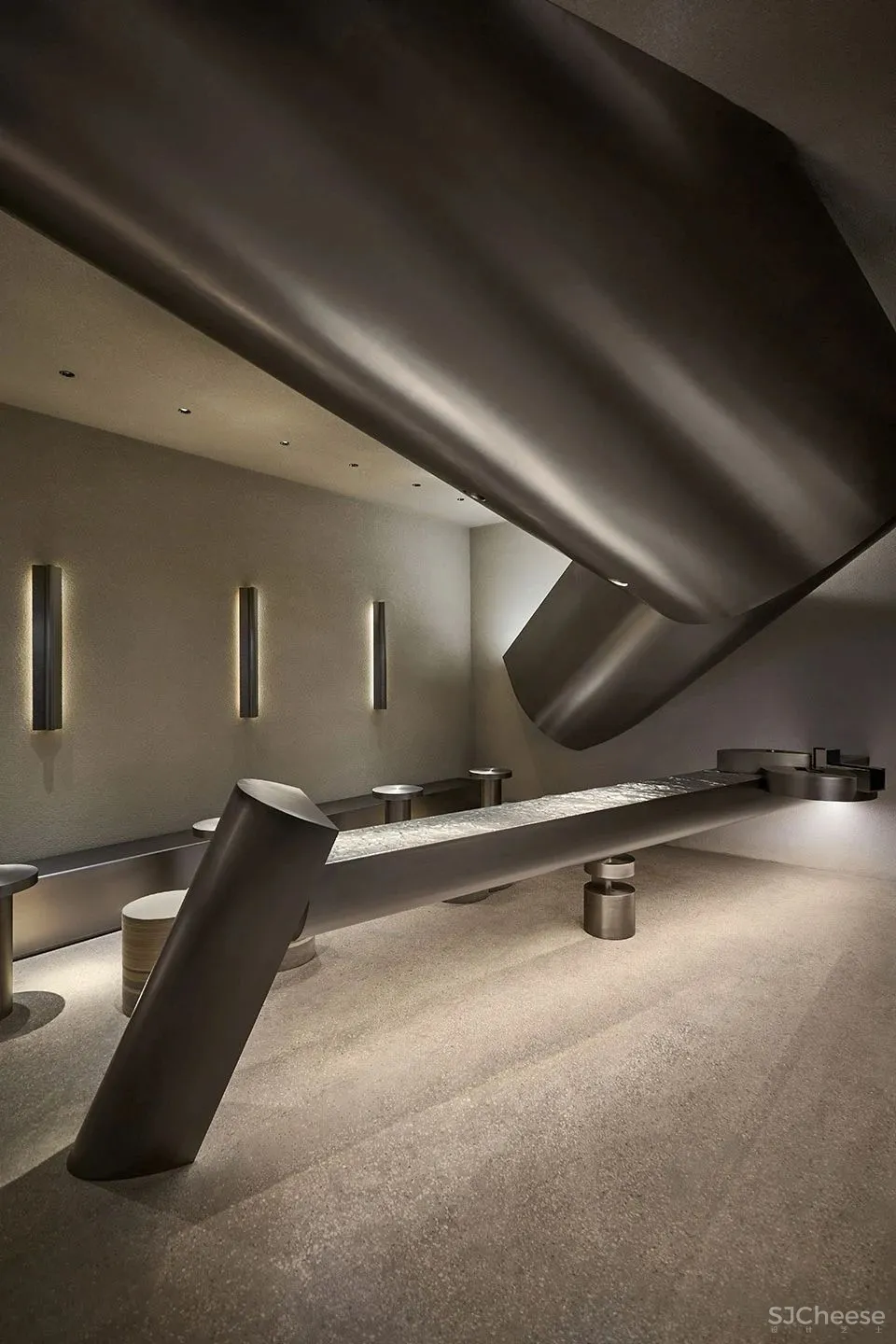 新作 对当下青年社交状态的探索 香蕉咖啡馆 芒果建筑设计有限公司