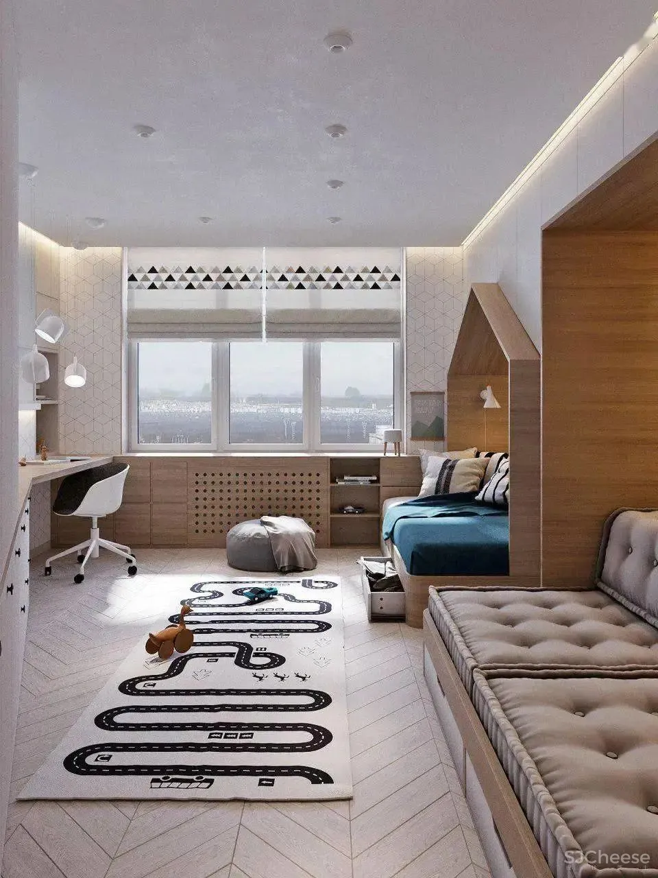 112㎡简美现代风格公寓设计赏析 Lauri Brothers