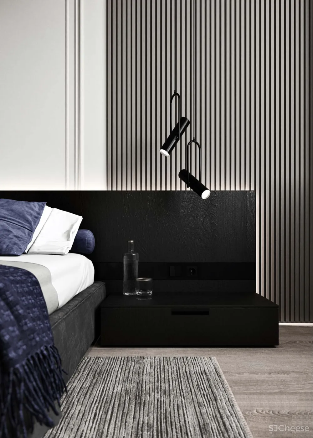 86㎡ 一室一厅，主卧空间这样布局宽敞又大气！