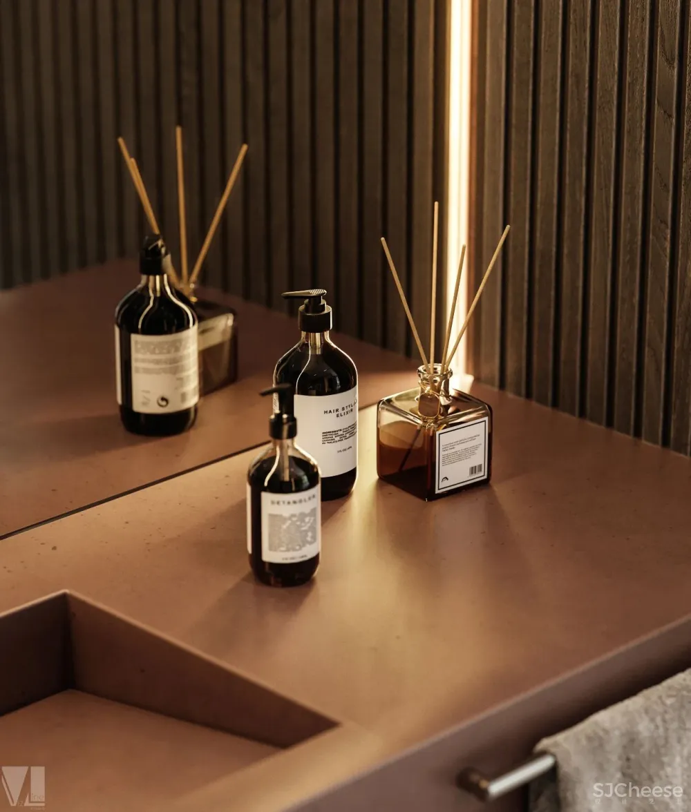 Vizline新作|独栋别墅设计,现代轻奢的高级既视感