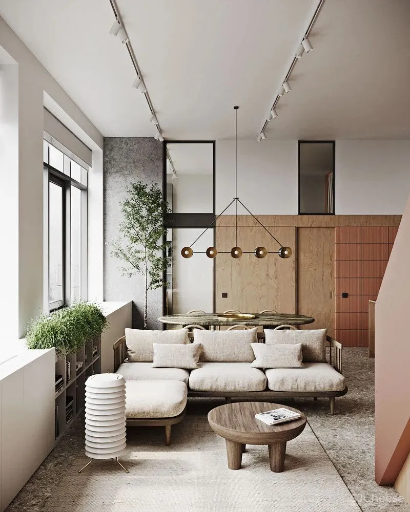 116m² 私宅,简约风格下,却有着强大的收纳空间