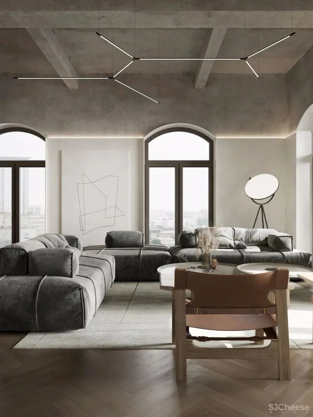 136㎡公寓藏着透明卫生间，想想都刺激！