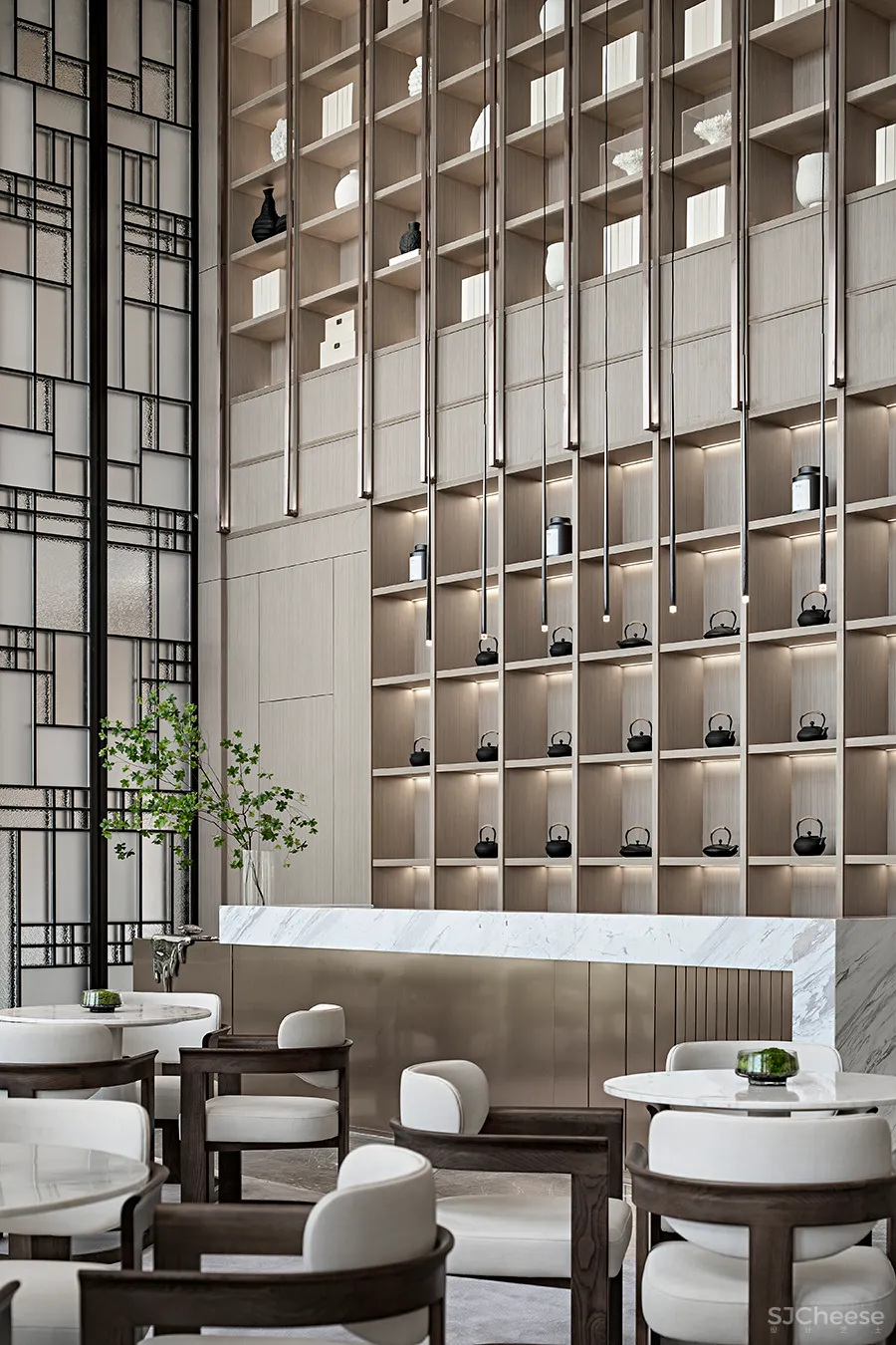 吴文粒:900㎡简约格调,探寻沉静的艺术!