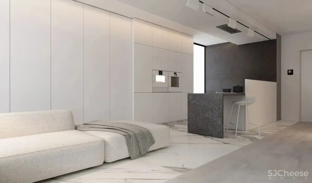 这个43㎡的黑色小户型,才是高贵冷艳的单身贵族豪宅!