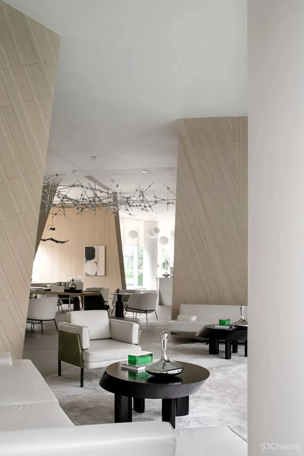 尚壹扬新作丨折线,让空间起舞:旭辉⾦科·贵阳乌当销售中⼼