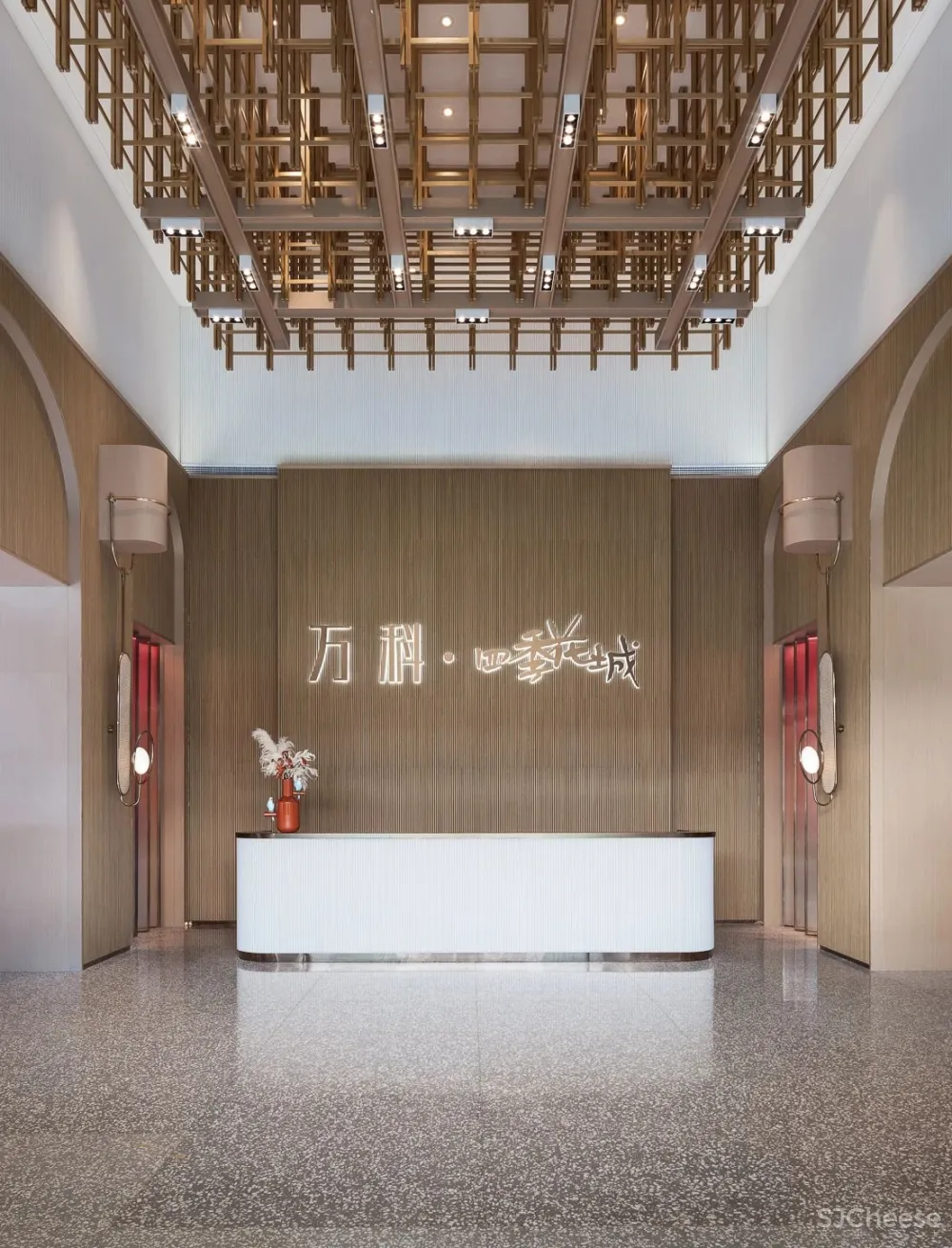 LESTYLE 乐尚设计丨中山万科四季花城售楼处