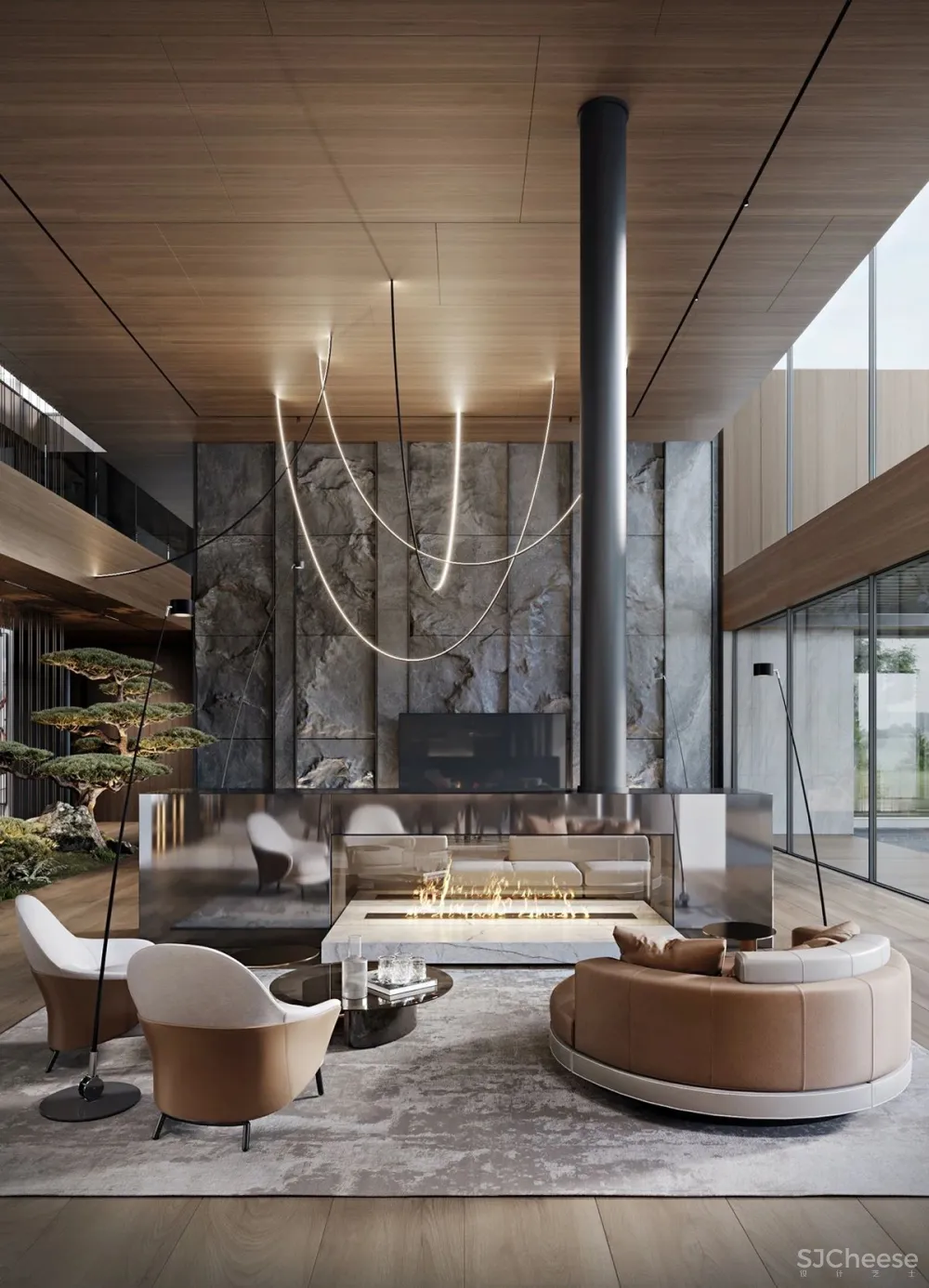 Modern Luxury Country House With Skylights - A_yyth